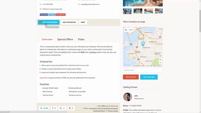 Business Directory WordPress Theme - Templatic смотреть онлайн