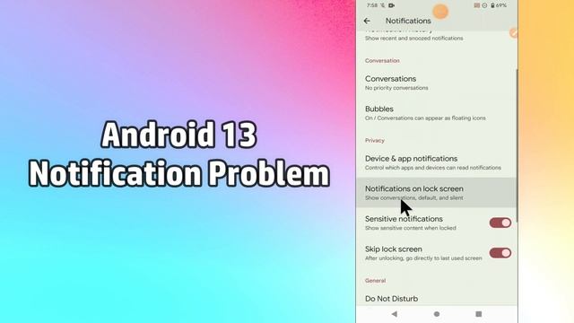 How to fix notification problem on Android 13 / not getting Apps Notifications 2023 смотреть онлайн