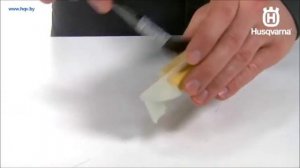 Бензопила Husqvarna - очистка воздушного фильтра