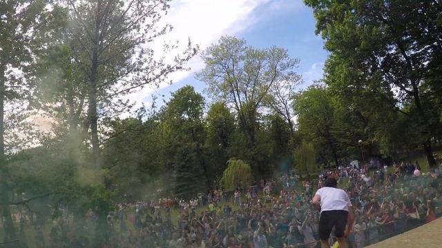 Цветной дым на фестивале красок Belholi в Барановичах! смотреть онлайн