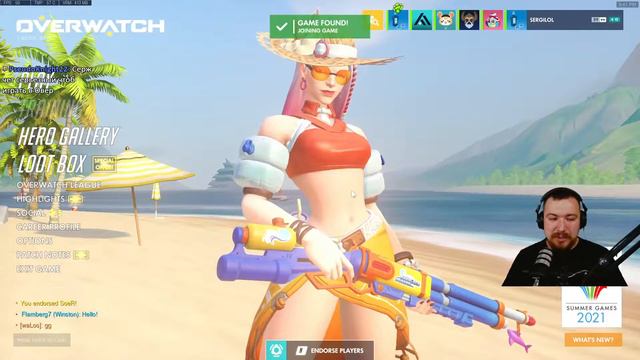 Снова эвенты (feat Flamberg7) Overwatch №24 смотреть онлайн