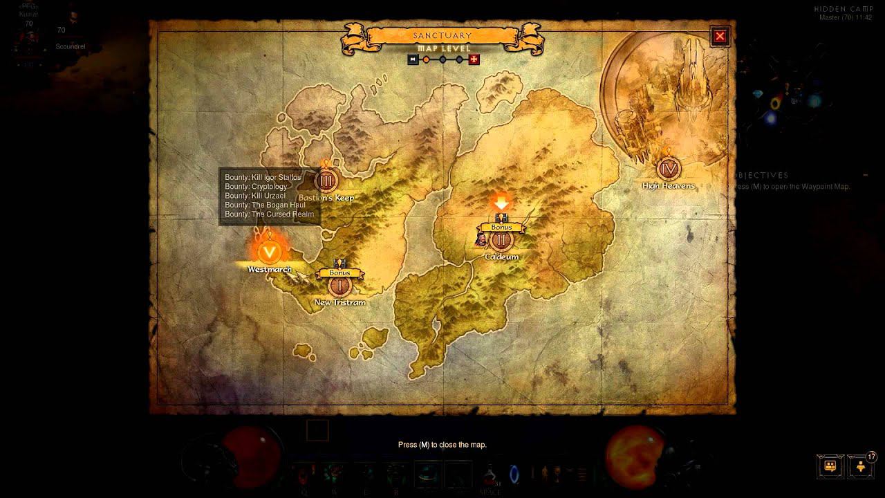Мини гайд/обзор по игре Diablo III - Часть 1 - (Как одеться в Диабло, Прокачка в диабло, Рифты...) смотреть онлайн