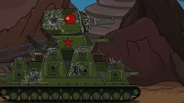 ✖️Клип про КВ 44 м история монстра (Мультики про тапки )