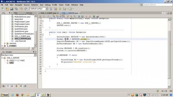 Java - Sockets - Introduction - 1 of 3