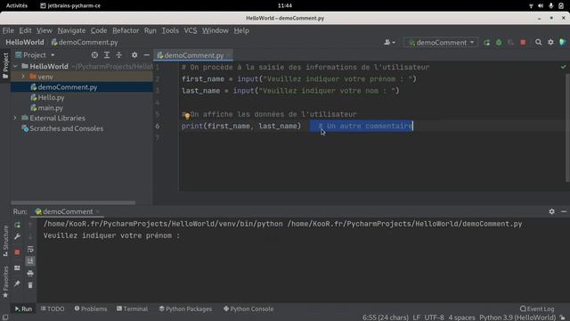 TUTO Python : Utilisation de commentaires en Python смотреть онлайн