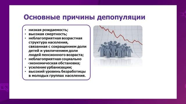 География. 8 класс. Демографические проблемы /11.02.2021/ смотреть онлайн