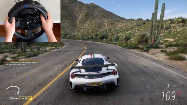 Ferrari 488 Pista - Forza Horizon 5 | Thrustmaster T300 RS смотреть онлайн