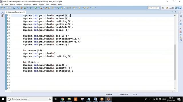 Map & its Implementation Classes & Wrapper Classes By Madhu Vundavalli смотреть онлайн