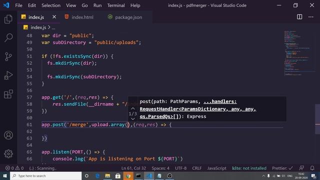 Node.js Express Convert PNG JPG Images to Single PDF File Web App Using ImageMagick Library (Heroku смотреть онлайн