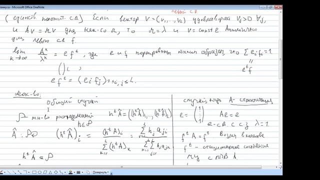 Дымов А.В. Цепи Маркова. 15 декабря 2020 смотреть онлайн