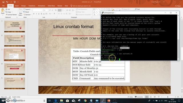 Cron Job Demonstration in Linux environment. смотреть онлайн