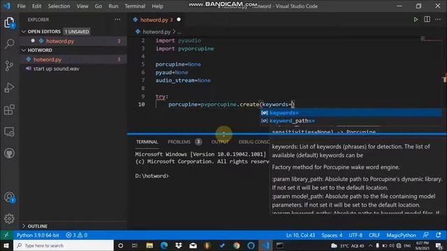 Jarvis Hotword Program in Python| In Hindi | Jarvis Program смотреть онлайн