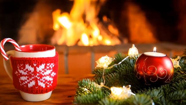 Новогодний камин онлайн HD смотреть онлайн