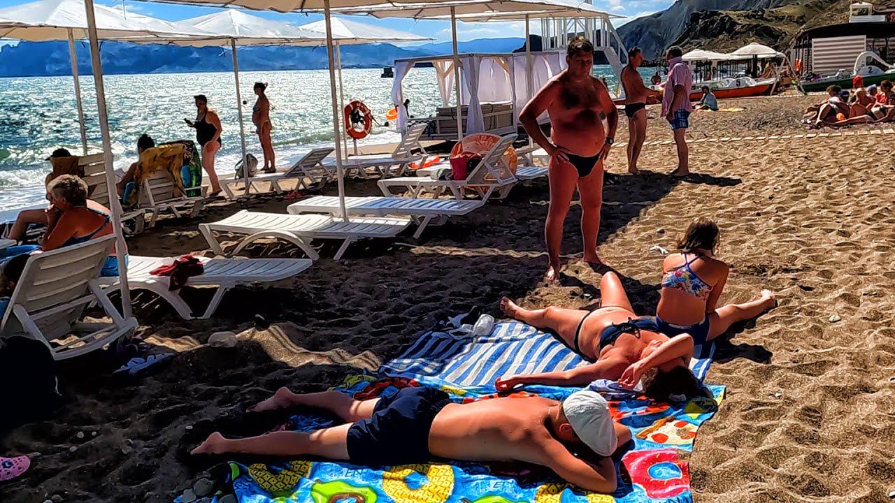 КРЫМ ОПУСТЕЛ - на пляжах ПУСТО. Орджоникидзе НУДИСТСКИЙ пляж в Крыму. Показываю ВСЮ ПРАВДУ. смотреть онлайн