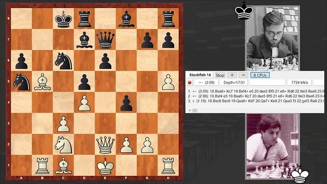 Going Through A Complex Attacking Game By Using Stockfish 14 смотреть онлайн