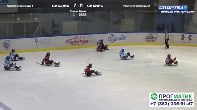 Турнир "Шайбу! Шайбу!" "Сибирский Лис" - "Сибирь-sledge". 18 января 2021 года смотреть онлайн