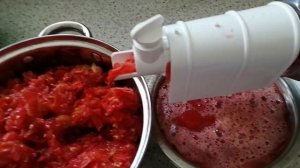 Тестируем мясорубку РОТОР Дива-М//Перемалываем овощи//Томатный сок на зиму//Фарш для «ёжиков»)))