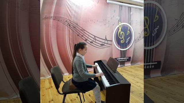 Дьяконова Елизавета 9 лет Е Левченко Зимняя тропинка, Г Гиллок Фламенко смотреть онлайн