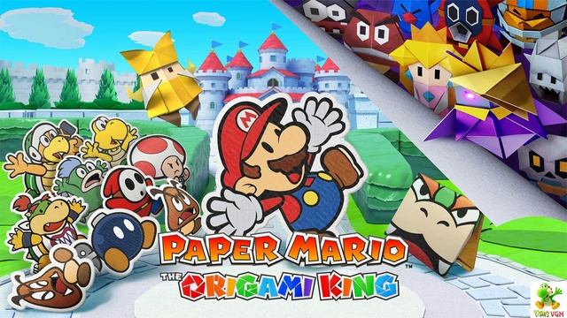 Toad Town Green Streamer Removal - Paper Mario: The Origami King OST