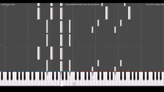 The Elite - Toss A Coin To Your Witcher ft. Bram Boender (Darmayuda MIDI Piano) смотреть онлайн