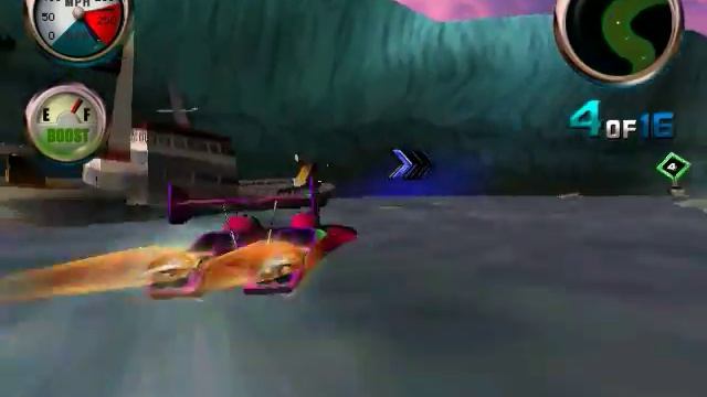 Hydro Thunder - Arctic Circle - 1st Position - Playthrough смотреть онлайн