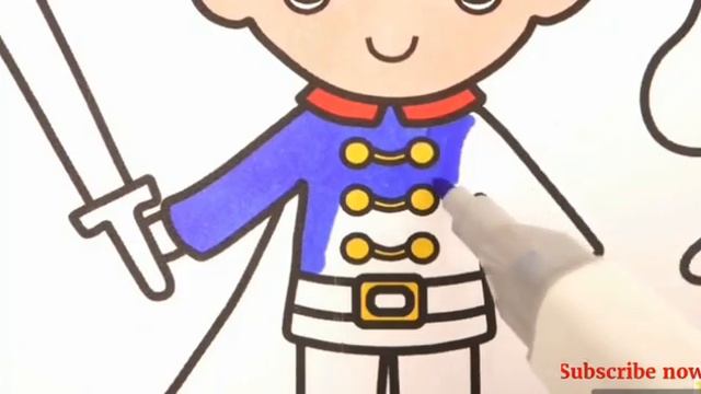 How to draw little king & queen coloring।king queen coloring pages for kids смотреть онлайн
