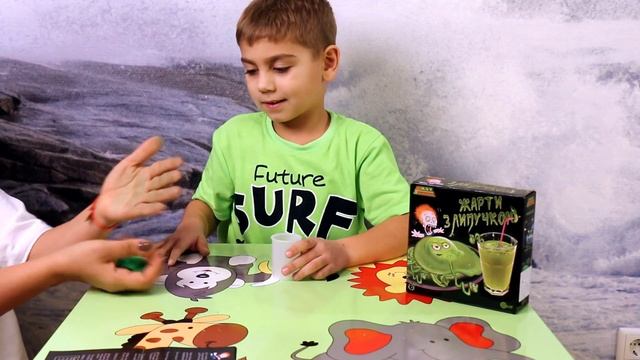 Опыты для детей ИГРА ШУТКА С ЛИПУЧКОЙ химический эксперимент