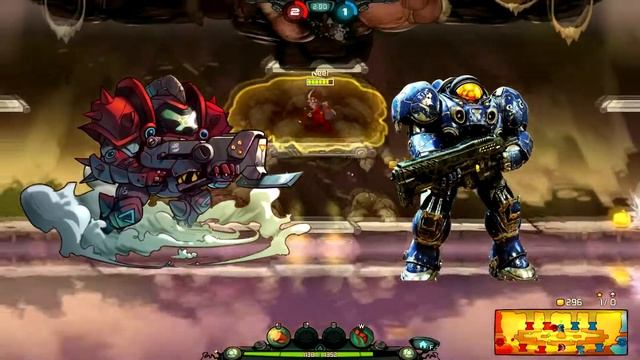 Микро-Обзор игры "AwesomeNauts" смотреть онлайн