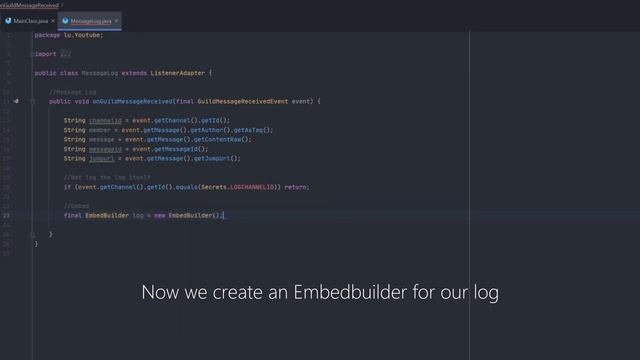 Discord Server Message log - JDA Discord Bot Coding (outdated) #2 смотреть онлайн
