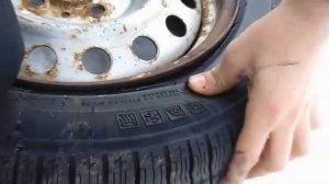 Ремонт бескамерной шины (РАЗГЕРМЕТИЗАЦИЯ)