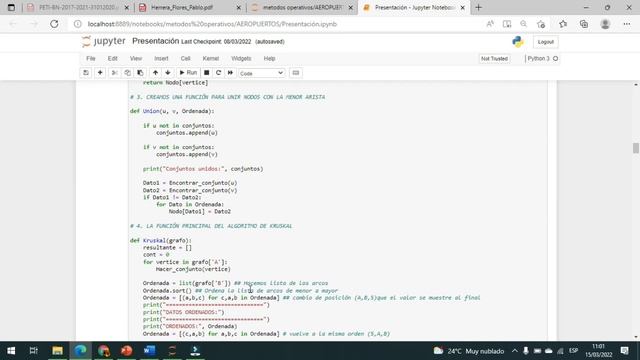 ✅Algoritmo de Kruskal ?? Python- Fácil 2022? смотреть онлайн