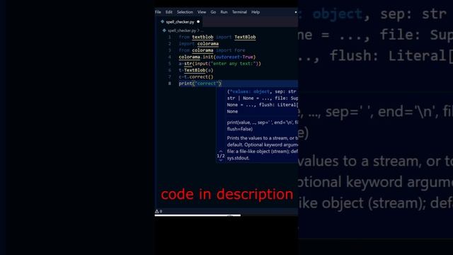 create spell checker using python смотреть онлайн