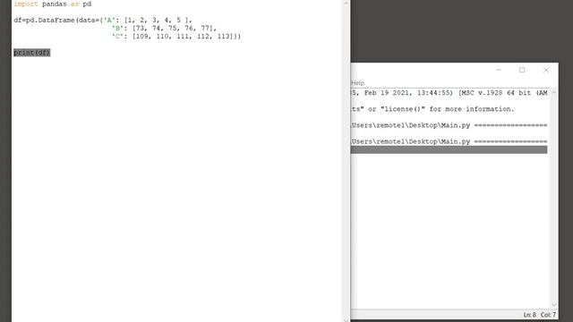 Python Numpy - Pandas DataFrame columns to Numpy array смотреть онлайн