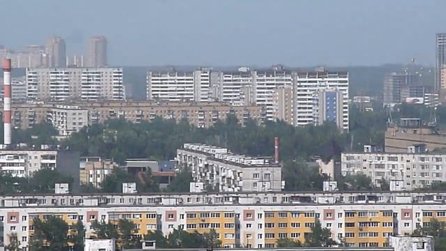 Вид с 23-го этажа из дома в Москве смотреть онлайн