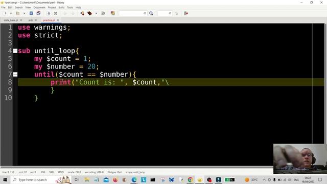 Perl Programming - Until Loop Function 2023 смотреть онлайн