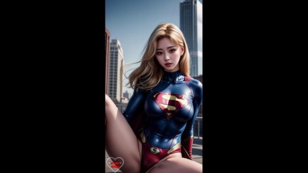 Ai Art Girls. Супергёрл