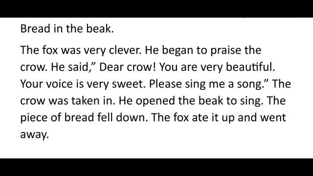fox and crow story in english| Moral stories| short story for kids #englishstory #youtube смотреть онлайн
