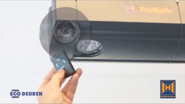 Het inleren van de Handzender op de Hörmann Promatic aandrijving смотреть онлайн