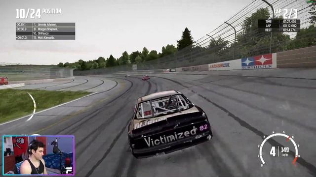 90's NASCAR POCONO PINBALL | Wreckfest смотреть онлайн