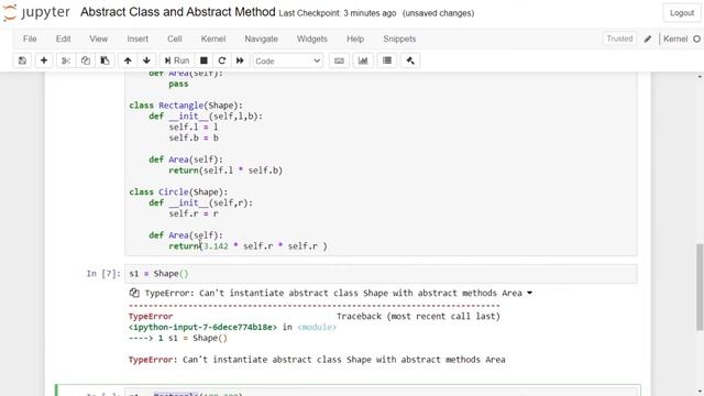 Abstract Class | Abstract Method in Python смотреть онлайн