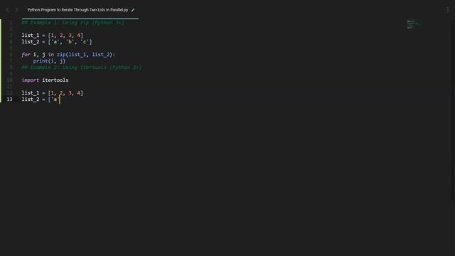 Iterate Through Two Lists in Parallel in Python | Python Examples | Python Coding Tutorial смотреть онлайн