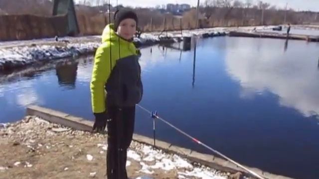 Ловля форели в Раменском рыбхозе "Гжелка" смотреть онлайн