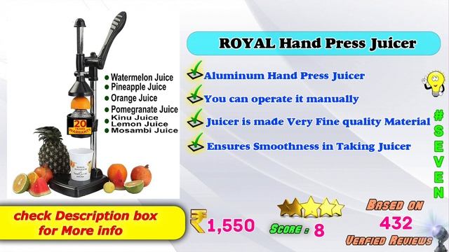 ✅ Top 10 Best Large Hand Press Juicer In India 2022 With Price | Proffes Juicer Review & Comparison смотреть онлайн