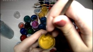 Как  оживить засохшую гуашь (легкий способ)