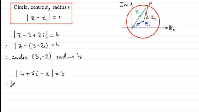 Loci in the Complex Plane : Circle | ExamSolutions смотреть онлайн