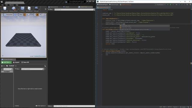 UE 4.21 - How To Import Simple Assets Using Python смотреть онлайн
