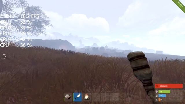 NVIDIA GEFORCE 940M/Intel Core I7-6500U RUST GAME