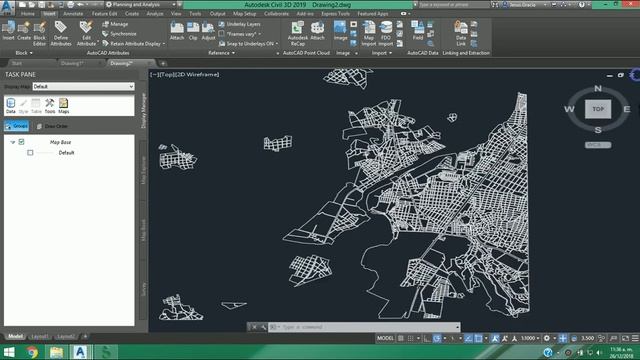 AutoCAD Map 3D - exportar shape a Google Earth смотреть онлайн