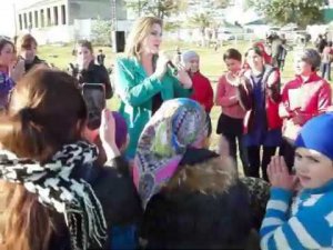 Диляра Надырова (заслуженная артистка РД) - Джейран. ГКОУ РД "Караузекская СОШ" 15.09.2014 год.