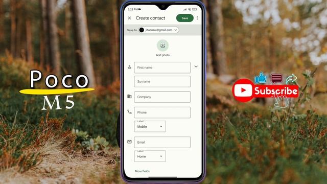 How to Save New Contact in Poco M5 | Poco M5 Contact Number Settings смотреть онлайн